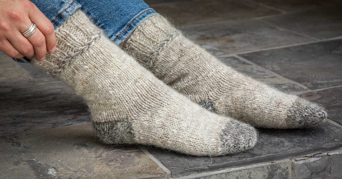 A Little Gift: Spin and Knit the Ultimate Icelandic Hiking Socks