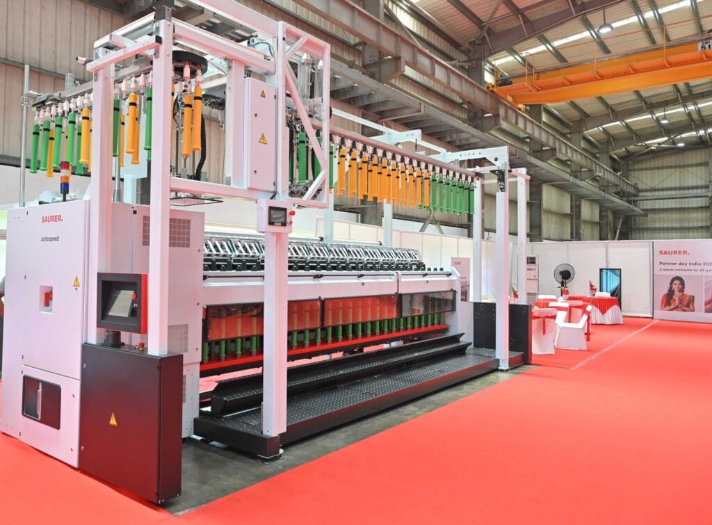 Saurer Launches Zinser 51 Ring Spinning Machine in Karjan, Gujarat