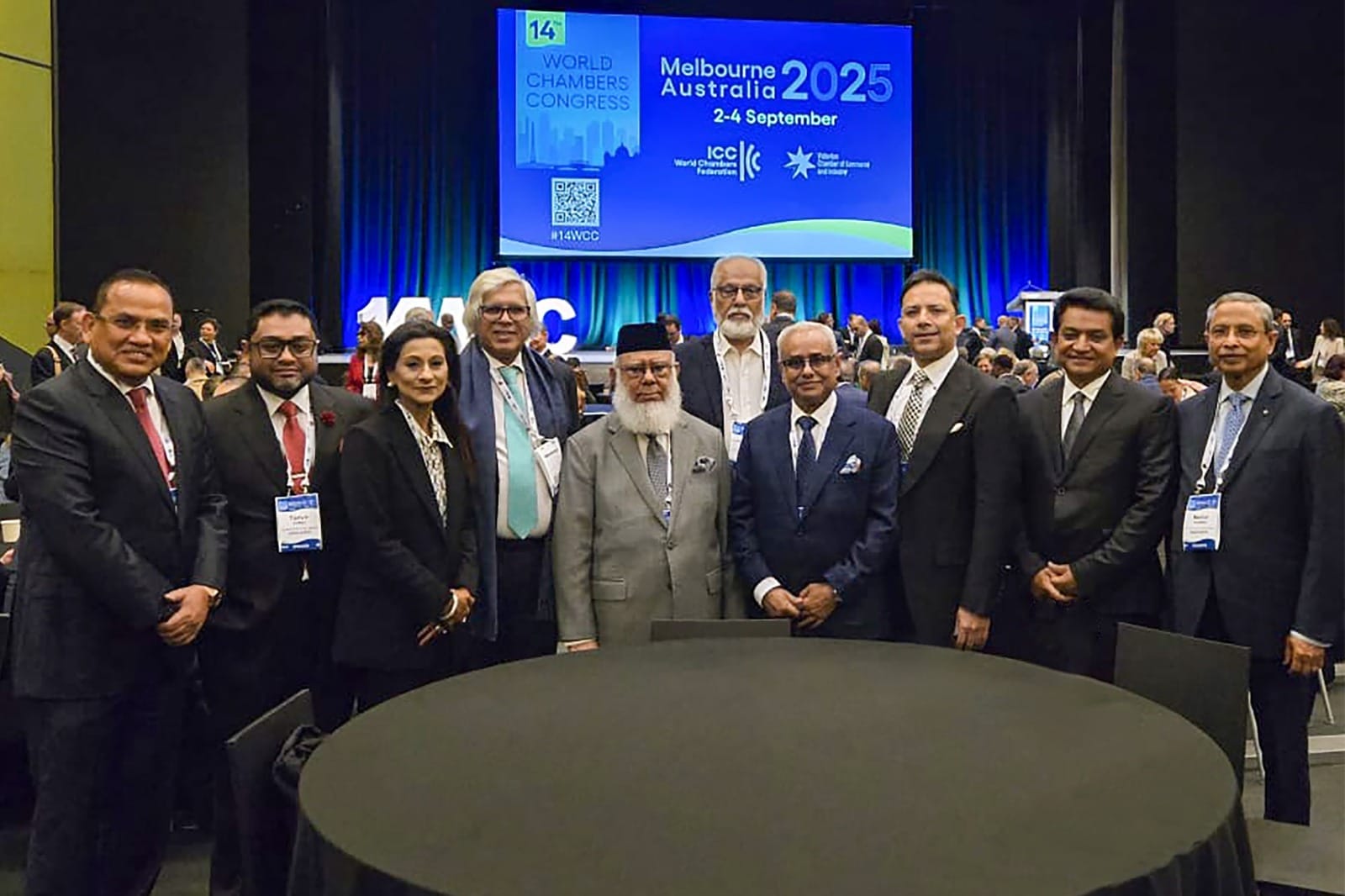 Prominent Bangladeshi business leaders joined at the 14th World Chambers Congress 2025