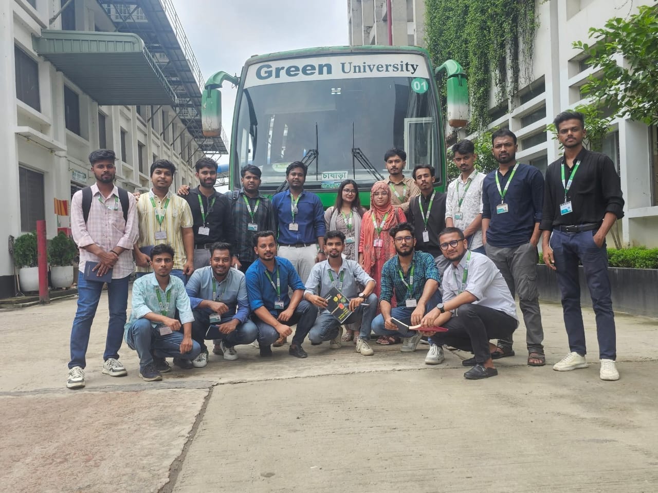 Textile Engineering Students of Green University Visit Fakhruddin Textiles Mills Ltd.