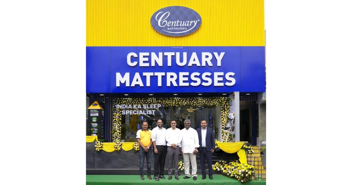 Centuary Mattresses unveils new experience store at Governerpeta, Vijayawada