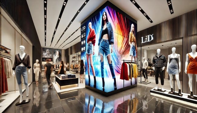 How LED Video Walls are Transforming Retail Fashion Stores