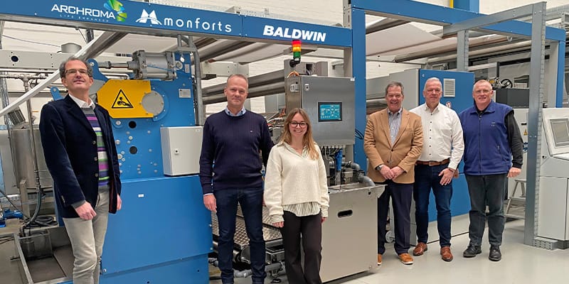 Baldwin TexCoat™ G4 Teknolojisine Sahip Monforts Montex Denemeler İçin Hazır